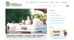 Desktop Screenshot of minnesotaumc.org